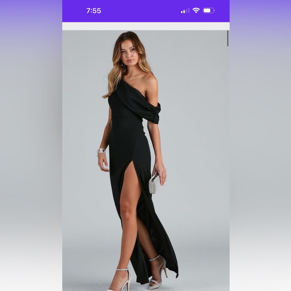 Windsor drop shoulder black dress size xl